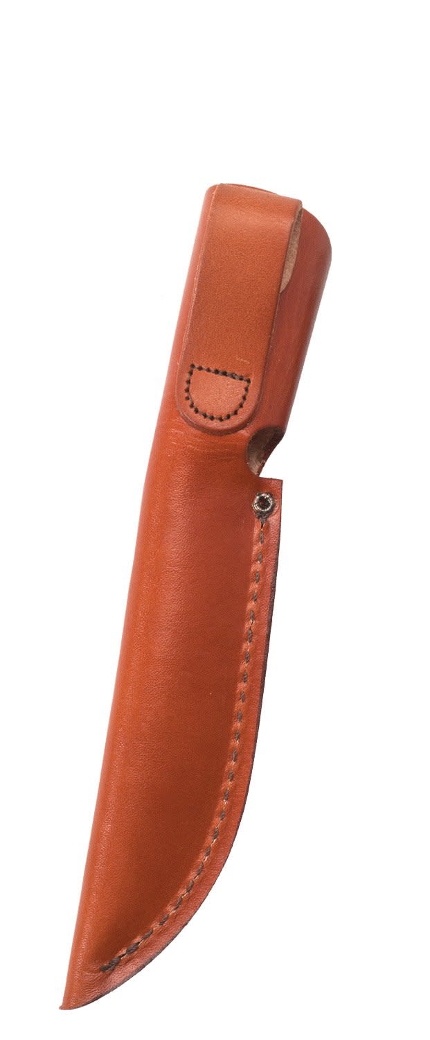 Leather 5" Utility Hunter with Leather Sheath (00381)