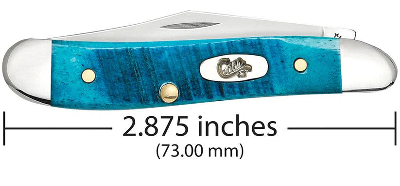 Sawcut Jig Caribbean Blue Bone Peanut (25596)
