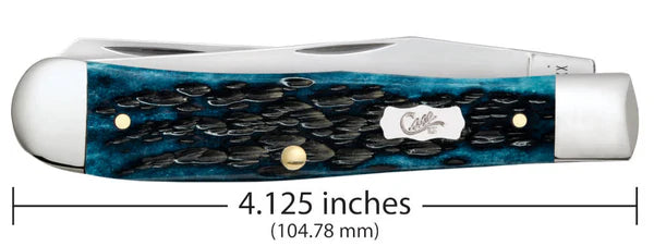 Pocket Worn® Peach Seed Jig Mediterranean Blue Bone Trapper