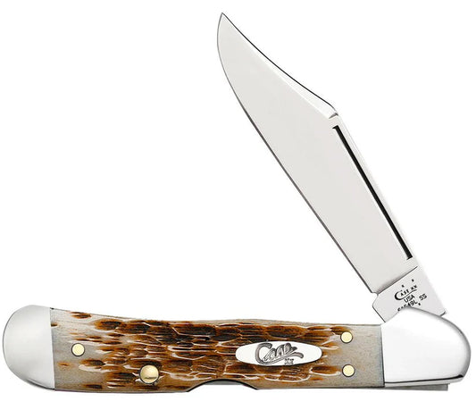 Peach Seed Jig Amber Bone Mini CopperLock® (00133)
