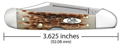 Peach Seed Jig Amber Bone Mini CopperLock® (00133)