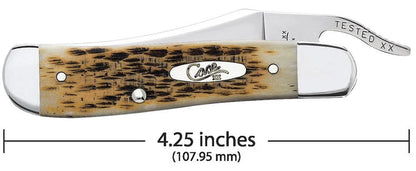 Peach Seed Jig Amber Bone RussLock® (00260)