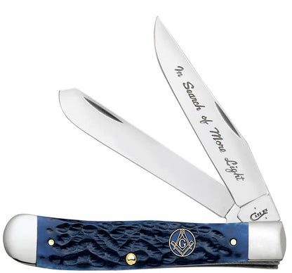 Masonic Gift Tin Standard Jig Blue Bone Trapper (01058)