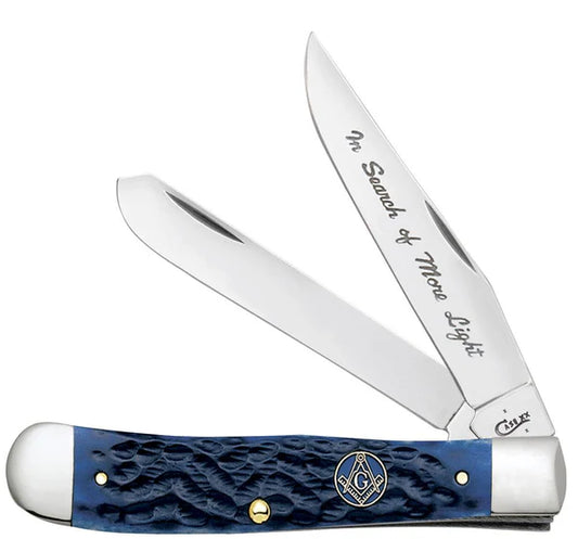 Masonic Gift Tin Standard Jig Blue Bone Trapper (01058)