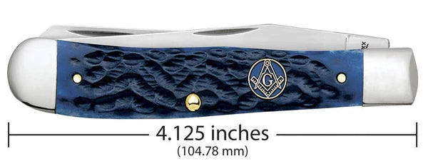 Masonic Gift Tin Standard Jig Blue Bone Trapper (01058)