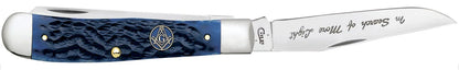 Masonic Gift Tin Standard Jig Blue Bone Trapper (01058)