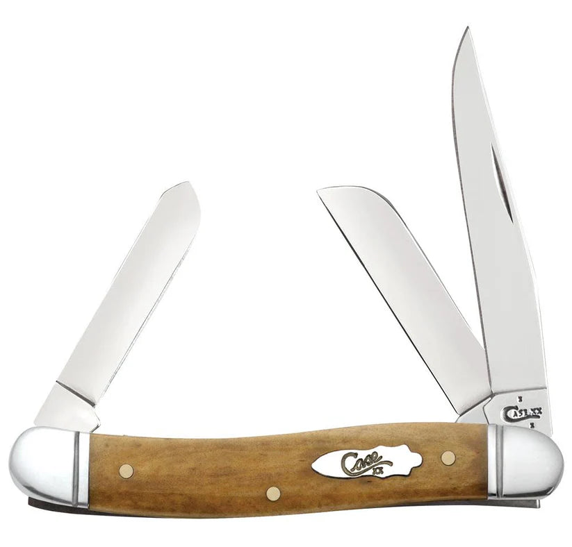Smooth Antique Bone Medium Stockman (58185)