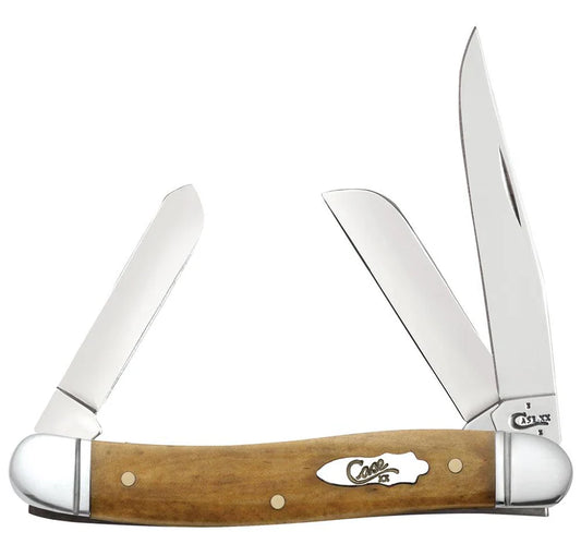 Smooth Antique Bone Medium Stockman (58185)